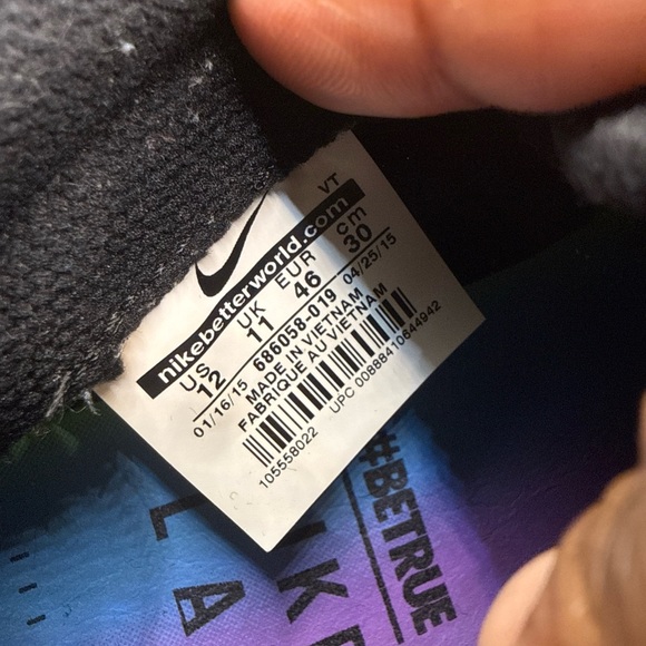 Size 12 - RARE Nike Sock Dart SP Be True, 686058-019, Clean, No Box, Great Cond - Picture 8 of 10